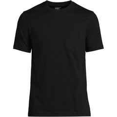Men's Big and Tall Short Sleeve Cotton Supima Tee With Pocket