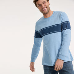 Men's Tall Long Sleeve Slub Crew