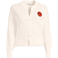 Women's Cotton Embellished Cardigan Sweater