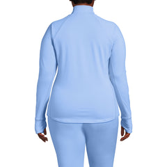 Women's Plus Size Baselayer Cozy Thermaskin Quarter Zip Top