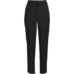 Women's High Rise Bi Stretch Pintuck Pencil Ankle Pants