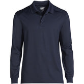 School Uniform Men's Long Sleeve Rapid Dry Polo Shirt