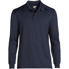 School Uniform Men's Long Sleeve Rapid Dry Polo Shirt