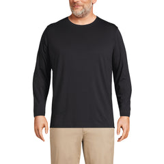 Men's Big and Tall Long Sleeve Cotton Supima Tee
