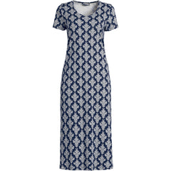 Women's Cotton Short Sleeve Midcalf Nightgown