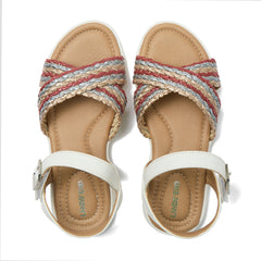 Girls Easy On Braided Sandals