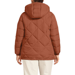 Women's Plus Size FeatherFree Insulated Diamond Quilted Jacket