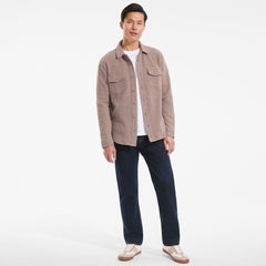 Men's Long Sleeve Bedford Button Through Utility Overshirt