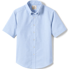 Boys Short Sleeve Oxford Dress Shirt