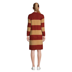 Women's Lounge Crew Neck Slounge Dress - Stripe