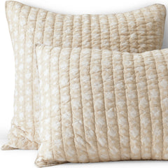 Printed Seed Stitch Sham