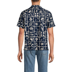 Men's Tall Short Sleeve Hawaiian Camp Collar Shirt