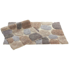 Chesapeake Pebbles Cotton Non-Skid 20''x32'' Bath Rug - Set of 2