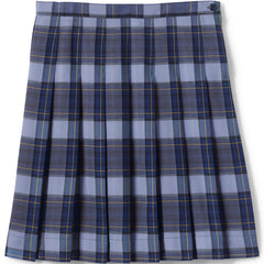 Girls Plaid Pleated Skirt Below the Knee