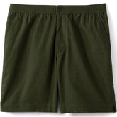 Men's 7" Linen Cotton Elastic Waist Short
