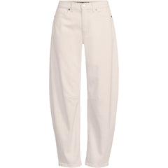 Women's Soft Denim Mid Rise Relaxed Barrel Ankle Jeans