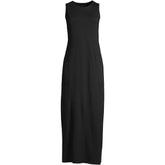 Women's Cotton Jersey Sleeveless Swim Cover-up Maxi Dress