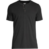 Men's Big and Tall Short Sleeve Cotton Supima Jersey Henley