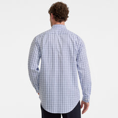 Men's Tall No Iron Supima Cotton Pinpoint Straight Collar Dress Shirt
