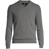 Men's Big Fine Gauge Cashmere V-neck Sweater