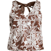 Women's Plus Size Lightweight Jersey Blouson Vneck Tank