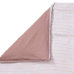 Cotton Matelasse Textured Stripe Duvet Bed Cover