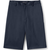 School Uniform Men's Long Plain Front Blend Chino Shorts