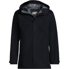 Men's Waterproof Hooded Packable Rain Jacket