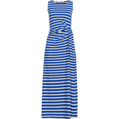 Women's Petite Cotton Modal Sleeveless Tie Waist Maxi Dress