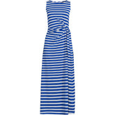 Women's Tall Cotton Modal Sleeveless Tie Waist Maxi Dress