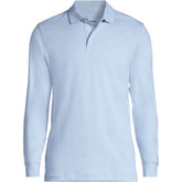 School Uniform Men's Tall Long Sleeve Interlock Polo Shirt