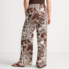 Women's Tall Rayon High Rise Wide Leg Pants - Set Bottom
