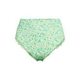 Women's Tugless Scallop High Waisted Bikini Bottoms