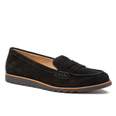 Women's Comfort Lug Sole Suede Loafers