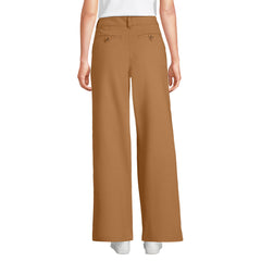 Women's Stretch Canvas High Rise Wide Leg Pants