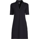 Women's Starfish Elbow Sleeve Polo Dress