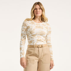 Women's Long Sleeve Micro Rib T-Shirt