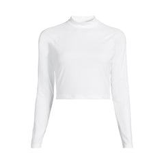 Women's SunShade UPF 50 Long Sleeve Cropped Rash Guard