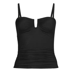 Women's Plus Size SlenderSuit U-Wire Bandeau Tankini Top