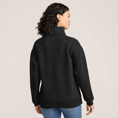 Women's Serious Sweats Relaxed Quarter Zip Pullover Sweatshirt