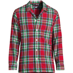 Men's Classic Fit Flannel Pajama Shirt