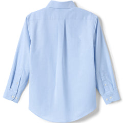 Boys Long Sleeve Solid Oxford Dress Shirt
