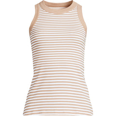 Women's Micro Rib Crew Neck Tank