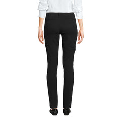Women's Mid Rise Slim Cargo Chino Pants