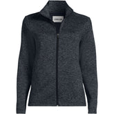 Women's Sweater Fleece Zip Front Jacket