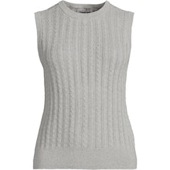 Women's Cotton Pointelle Shell Sweater
