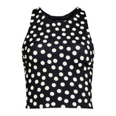 Women's High Neck Racerback Midkini Top
