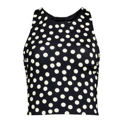Women's High Neck Racerback Midkini Top