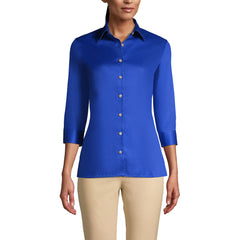 Women's 3/4 Sleeve Performance Twill Shirt