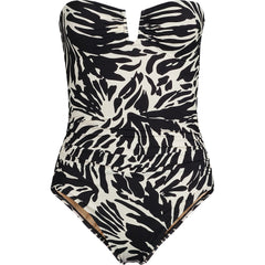 Women's Plus Size SlenderSuit U-Wire Bandeau One Piece Swimsuit